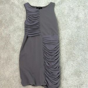 BCBG Maxazria Grey Cocktail Dress Size Large